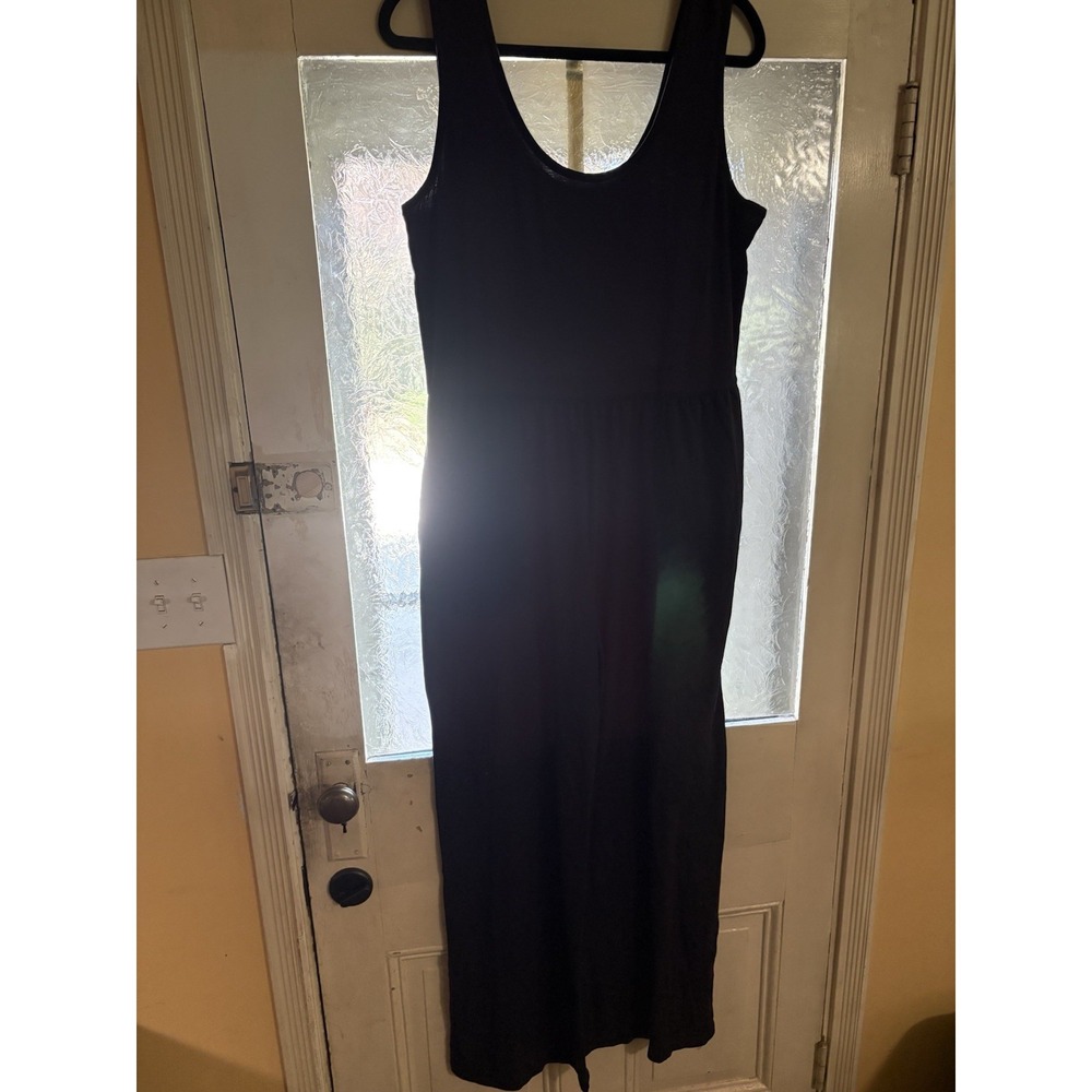 AnyBody Black Stretch Jumpsuit Size XL